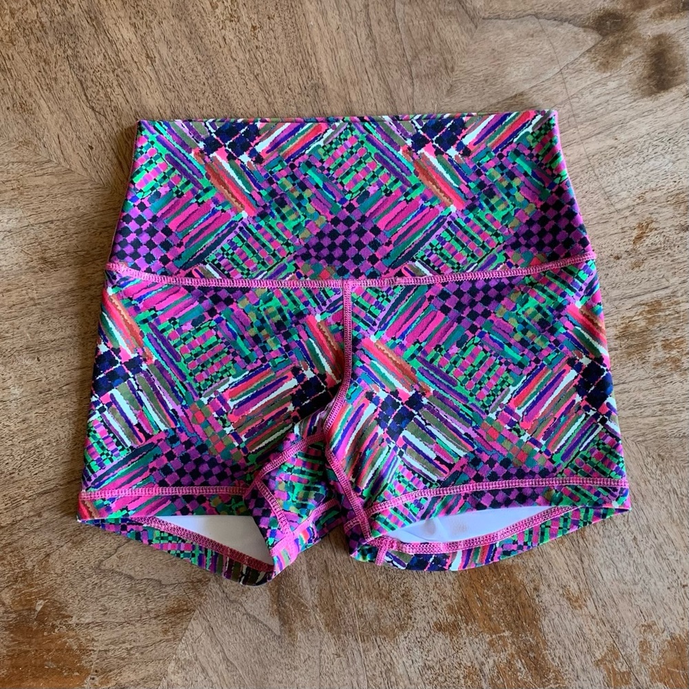 Peachy Athletic Patchwork Shorts - image 2